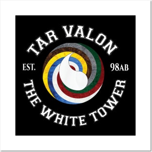 TAR VALON - WHITE TOWER WHERE ALL AJAH LIVES Posters and Art